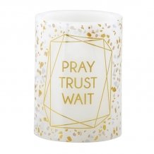 led candle pray trust wait