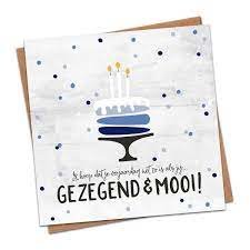 Kaart Gezegend en mooi! - voor mannen