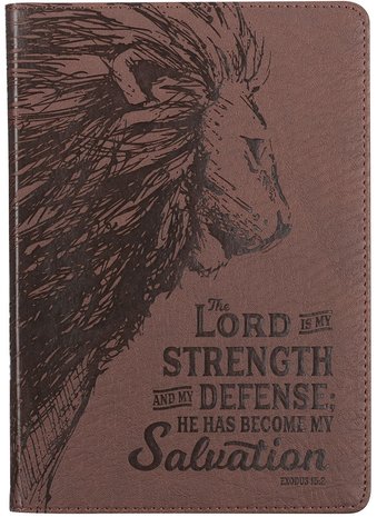 LuxLeather Journal My Strength & My Defender