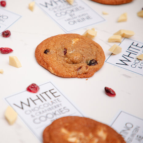 White Chocolate & Cranberry Cookies