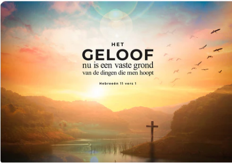 Placemat Het geloof nu is een vaste grond