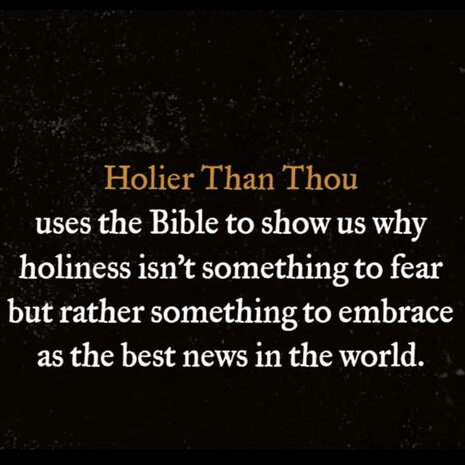 Holier than thou