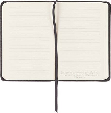 Journal Trust in the Lord zwart leer 183x137 mm