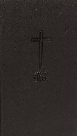 KJV Value thinline Bible zwart