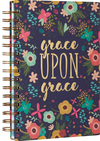 Journal Grace upon grace ringband groot