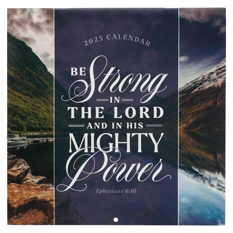 2025 Calendar Lg Strong in the Lord Eph. 6:10