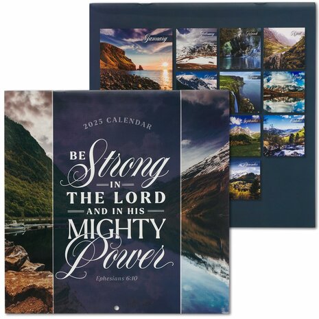 2025 Calendar Lg Strong in the Lord Eph. 6:10