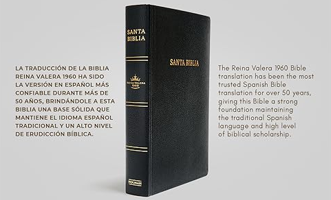 RVR60 Santa Biblia Gift & Award Bible zwart harde kaft