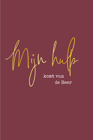 Kaart Mijn hulp komt van de Heer