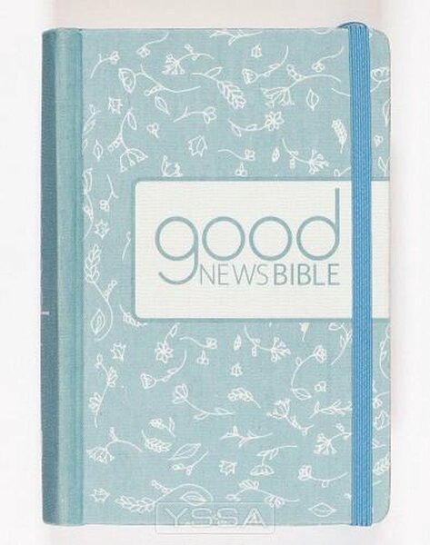 Good News Bible compact floralblue