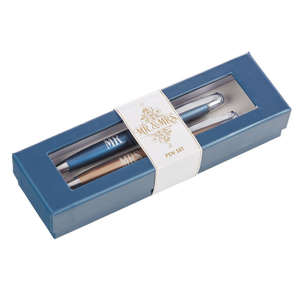 Pennen in giftbox Mr &amp; Mrs