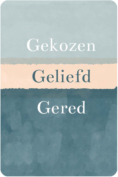 Minikaartje Gekozen geliefd gered