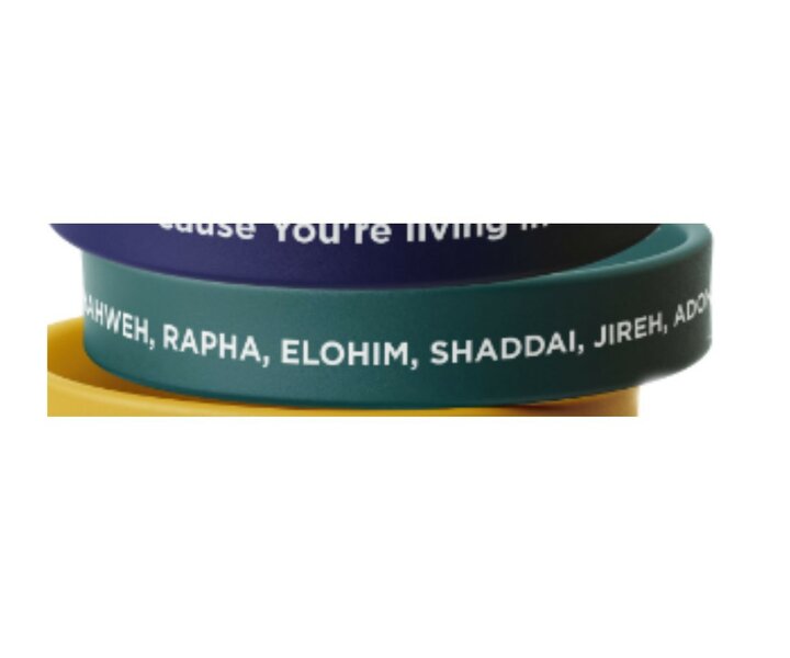 Armband Rapha Elohim Shaddai Jireh Adonai will manifest Himself