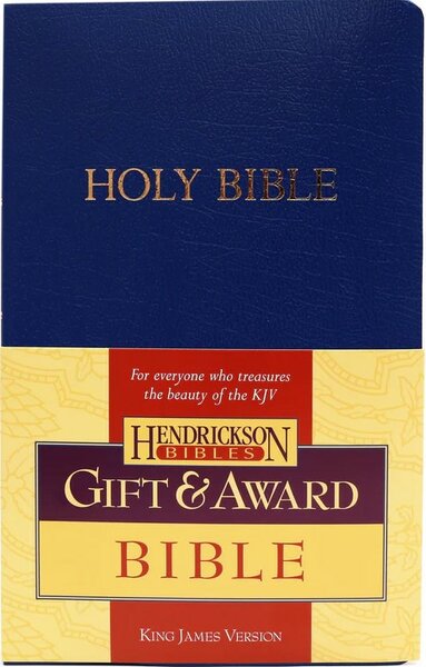 KJV Gift &amp; Award Bible blauw kunstleer