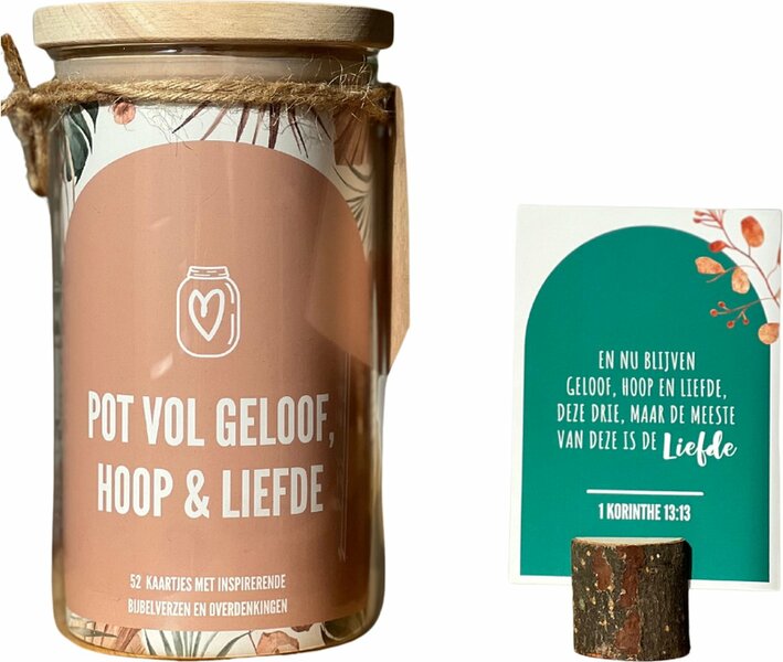 Pot vol geloof, hoop &amp; liefde