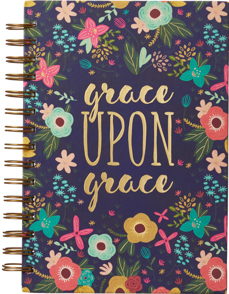 Journal Grace upon grace ringband groot