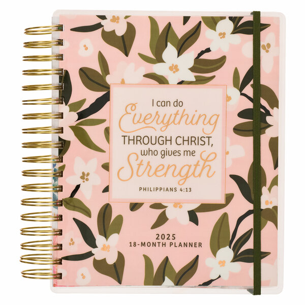 2025 planner Everything Through Christ, Phil. 4:13