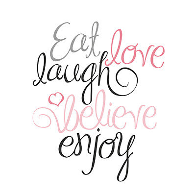 Servetten - Eat love laugh