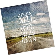 Kaart Zegen mij op de weg die ik moet gaan