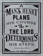 Wandbord A man's heart plans 46 x 35,5 cm