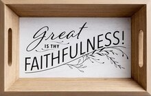 Dienblad Great is Thy faithfulness