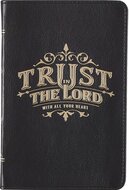 Journal Trust in the Lord zwart leer 183x137 mm