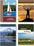 Birthday Cards, Men Outdoor