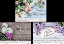 Kaart Happy Anniversary bloemen