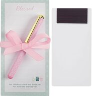 Notitieblok magnetisch + pen gift set Blessed