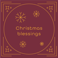 Kaart Christmas-Blessings (MajesticAlly)