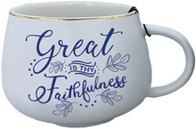 Mok Great is Thy faithfulness  260 ml wit keramisch