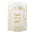 led candle pray trust wait