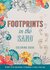 Footprints in the sand coloring book