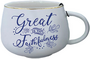 Mok Great is Thy faithfulness  260 ml wit keramisch